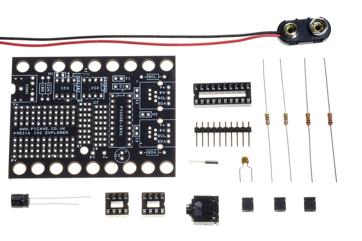 PICAXE-20X2 I2C Explorer Board