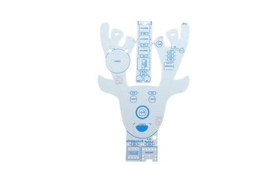 PICAXE-08M2 Rudolph project PCB